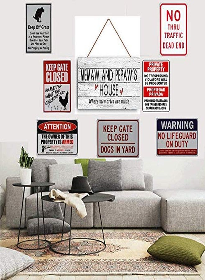 TSOSK New Wooden Signs Everything's Gonna Be Alright Rustic Farmhouse Style Wood Sign,Wall Decoration Wooden Sign 8x12 INCH Funny Gifts for Men and Women - Image 3